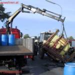 FF Gänserndorf: Schadstoffeinsatz auf der LH 11 2 Schadstoffeinsatz auf der LH 11