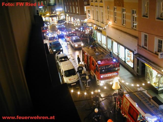 FF Ried im Innkreis: Brand in Wohnhaus