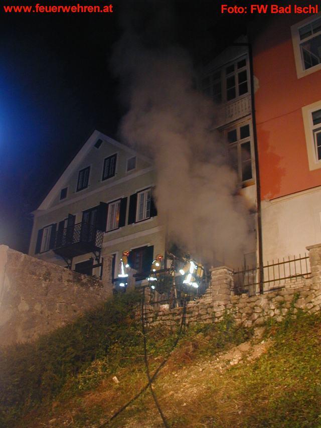 FF Bad Ischl: Gefährlicher Brand in der Ortschaft Steinfeld