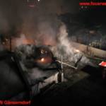 Großbrand auf der Mülldeponie Hohenruppersdorf