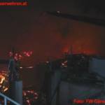 Großbrand auf der Mülldeponie Hohenruppersdorf