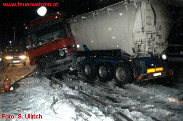 Neuschnee forderte die Feuerwehren von Graz-Umgebung