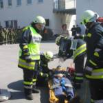 Schauübung Verkehrsunfall mit Schadstoff