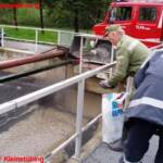 Ölalarm in der Kläranlage Deutschfeistritz