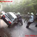 FF St. Oswald: Verkehrsunfall am „Oswalderberg“