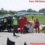 Verkehrsunfall PKW gegen LKW