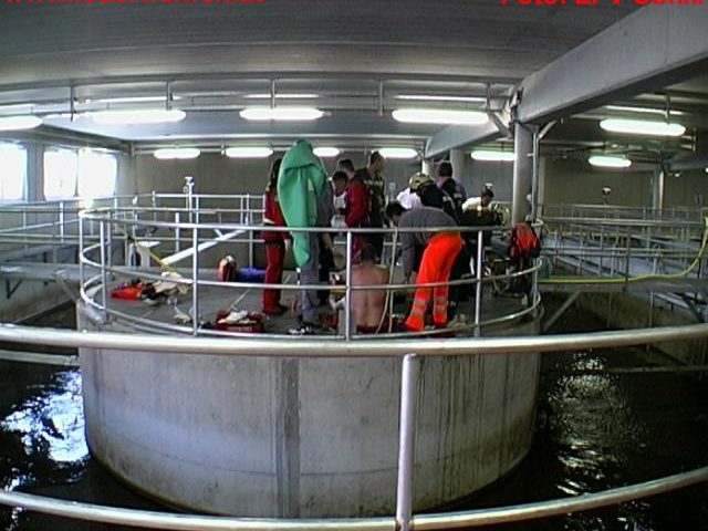 LFV Steiermark: Personenbergung aus Klärschlammbecken
