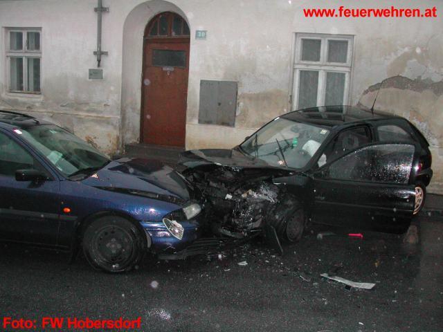 FF Hobersdorf: Verkehrsunfall in Hobersdorf