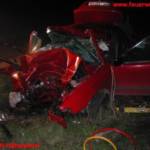 FF Hobersdorf: Verkehrsunfall auf der B48
