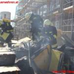 FF Gänserndorf: Isolierstoffbrand in Wohngebiet