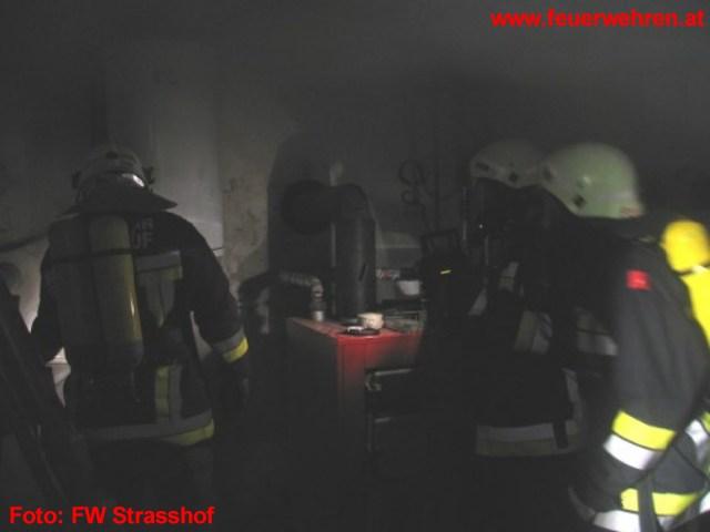 FF Strasshof: Wasserboiler überhitzte