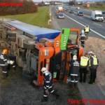 BFV Graz-U: LKW-Unfall auf der Zubringerschleife zur A2