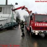 FF Ternitz-St. Johann: Fahrzeugbergung durch die Feuerwehr