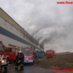 Brand in Fertigungshalle