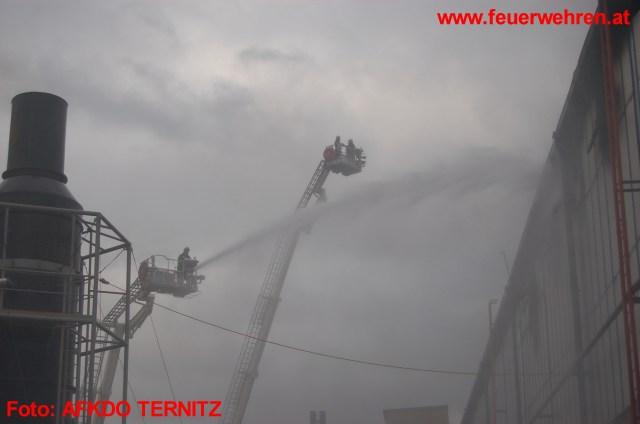 AFKDO Ternitz: Brand in Fertigungshalle
