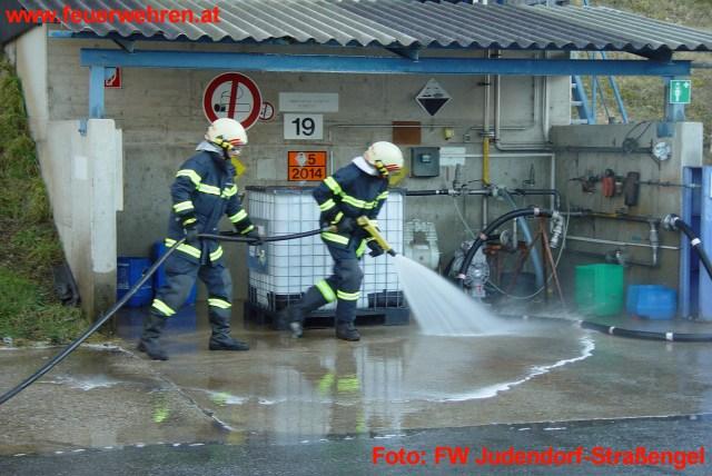 FF Judendorf-Straßengel: Gasaustritt bei Chemiebetrieb