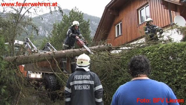 BFV Liezen: Unwettereinsatz Raum Liezen