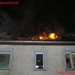FF Eggenburg: Wohnhausbrand in Eggenburg