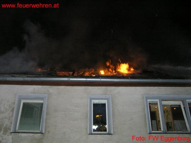 FF Eggenburg: Wohnhausbrand in Eggenburg