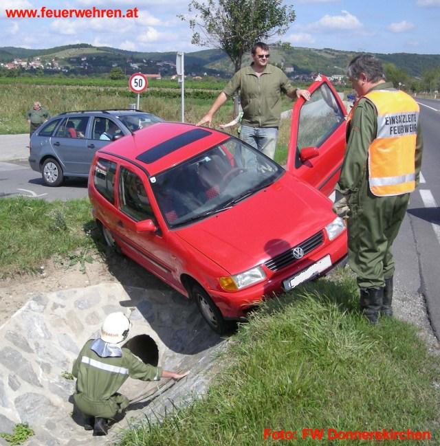 FF Donnerskirchen: Fahrzeugbergung auf der B50