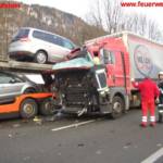 Verkehrsunfall auf A12 Inntalautobahn
