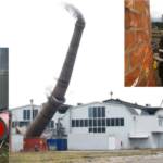 FF Ternitz: Rauchfang-Sprengung in Ternitz