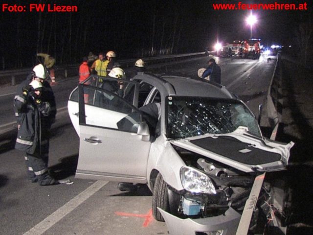 BFV Liezen: Tödliche Kollision auf Autobahnzubringer
