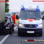FF Utzenlaa: Verkehrsunfall PKW und LKW auf der S5