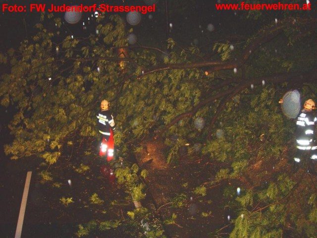 FF Judendorf-Straßengel: Schwere Regenfälle fordern Wehren