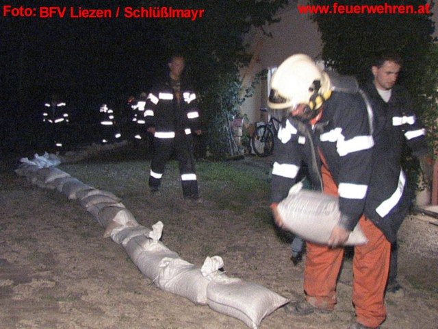 BFV Liezen: Murenabgang in Gröbming