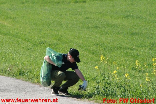FF Ohlsdorf: Feuerwehrjugend reinigte 22 Kilometer Straße
