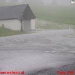 Schweres Hagelunwetter im Gemeindegebiet