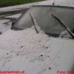 Schweres Hagelunwetter im Gemeindegebiet