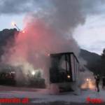 BFV Liezen: LKW mit 23 Tonnen Bleiakkus in Vollbrand