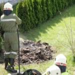 FF Ohlsdorf: Komposthaufenbrand in Ohlsdorf