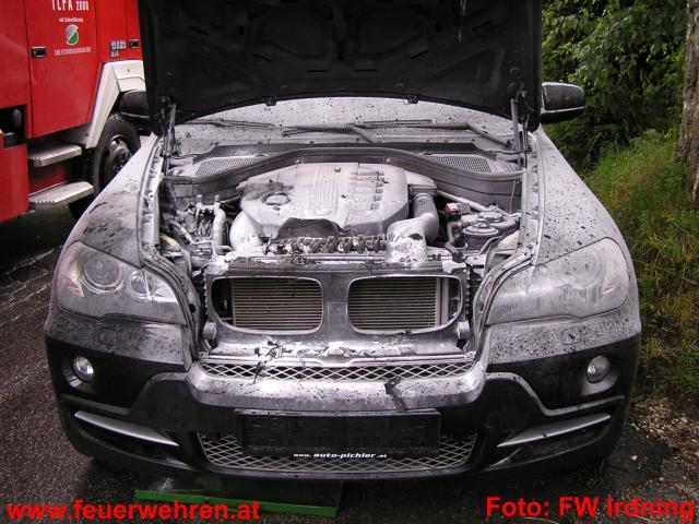 Fahrzeugbrand in Irdning