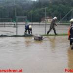 Dauerregen fordert die Feuerwehren
