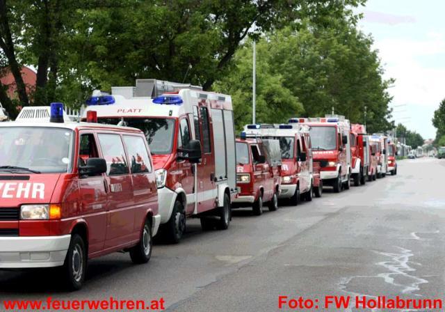 BFKDO Hollabrunn: KHD-Bereitschaft des Bezirkes alarmiert