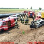FF Gänserndorf: Schwerer Verkehrsunfall B8