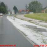 Hagelunwetter verwüstet Ohlsdorfer Gemeindegebiet