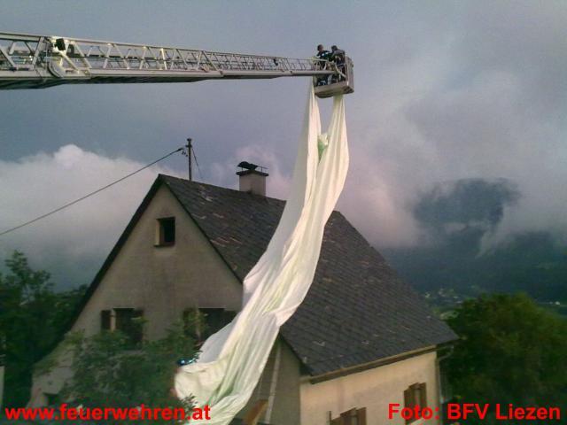 BFV Liezen: 14 Feuerwehren mit 230 Mann im Unwettereinsatz