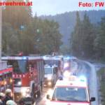 Schwerer Verkehrsunfall auf der Eibergbundesstrasse