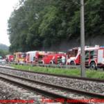 Holzhüttenbrand zwischen Judendorf und Graz