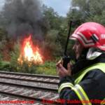 Holzhüttenbrand zwischen Judendorf und Graz