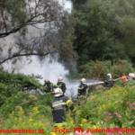 Holzhüttenbrand zwischen Judendorf und Graz