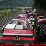Holzhüttenbrand zwischen Judendorf und Graz