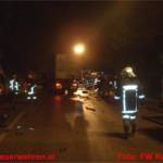 Schwerer Verkehrsunfall Eibergstrasse