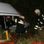 Reale Einsatzübung im Kreisverkehr