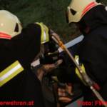 Reale Einsatzübung im Kreisverkehr