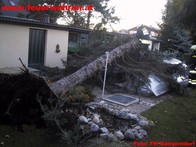 Einsätze nach Sturmnacht